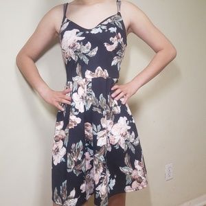Floral print dress